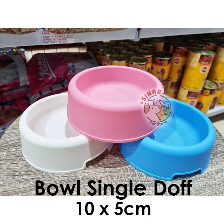 Bowl Single DOFF Small ukuran 10x5cm Tempat Makan Hewan Kucing Anjing