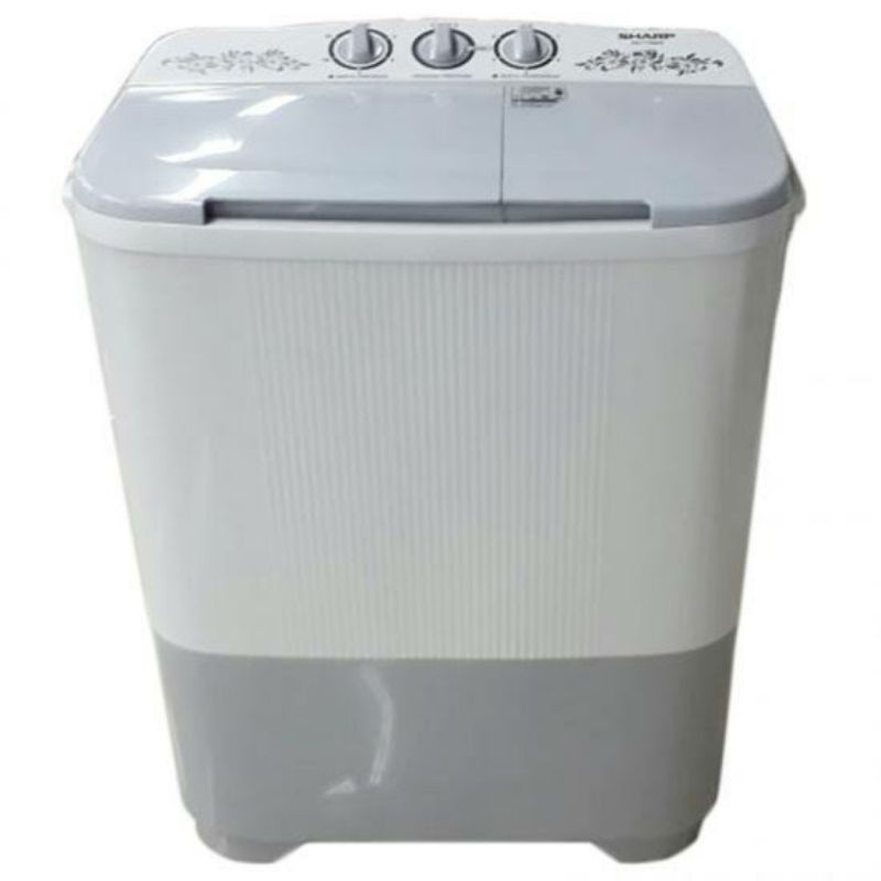 Mesin Cuci Sharp 2 Tabung Twin Tub 6.5 KG - ES-T65MW Puremagic