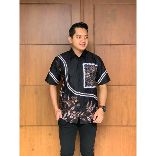 Ory Baju Batik Pria Gus Azmi Syubbanul Muslimin Batik Katun Halus Hadroh Azzahir Hilwa Ala Santri