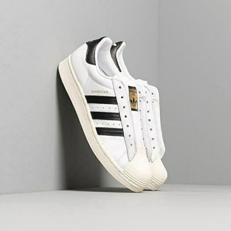 ADIDAS ORIGINALS SUPERSTAR LACELESS WHITE