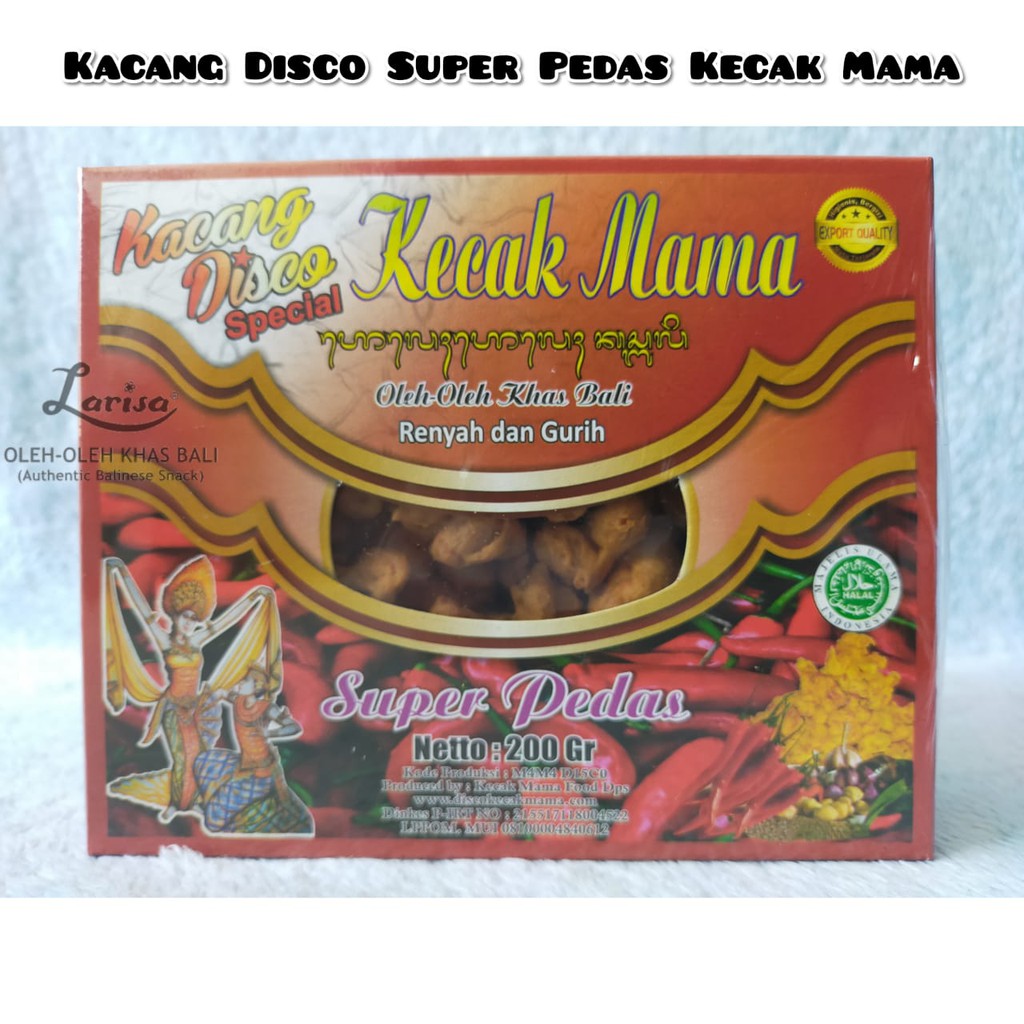 

Kacang Disco Kecak Mama Super Pedas 200gr