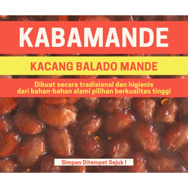 

Kacang Balado Mande