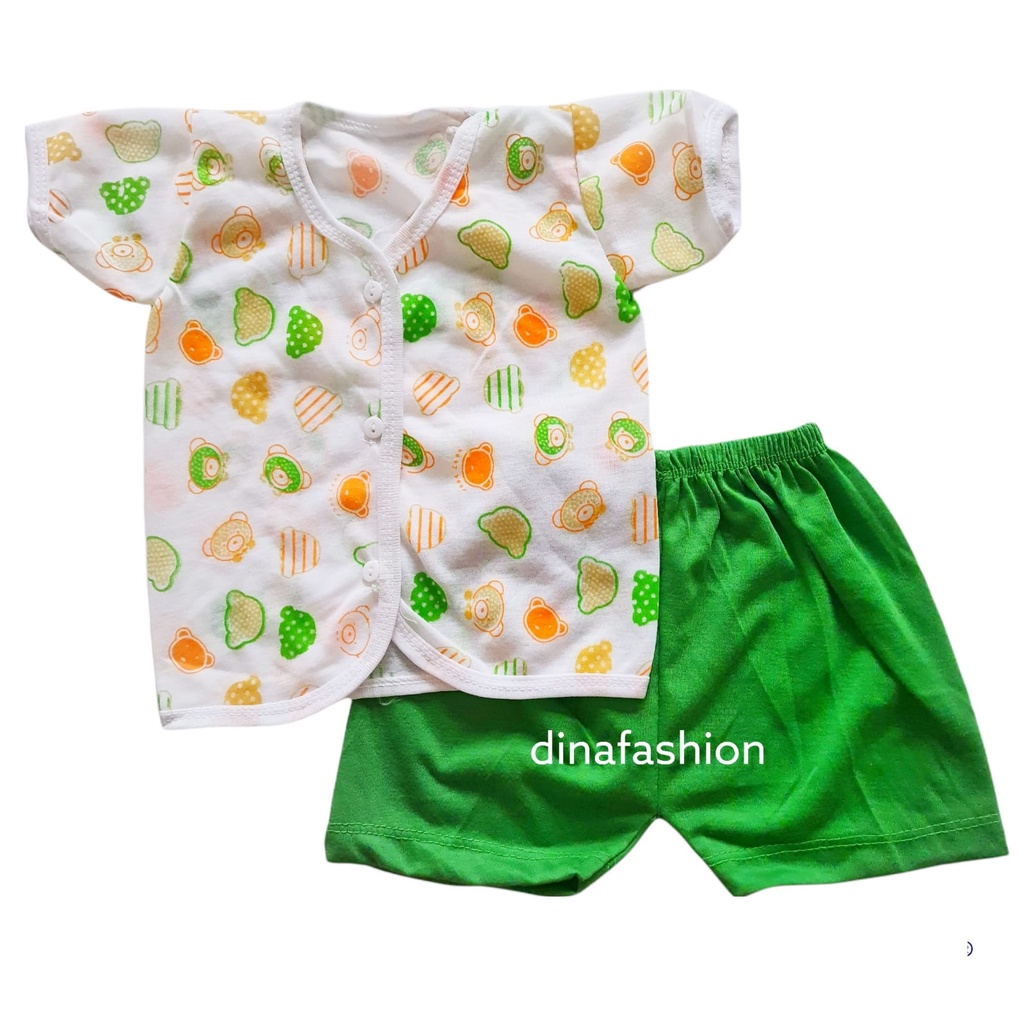 baju bayi setelan NOOH PENDEK bayi baru lahir