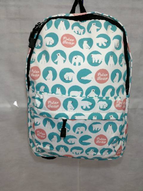 Tas ransel fashion import 1066-62 motif