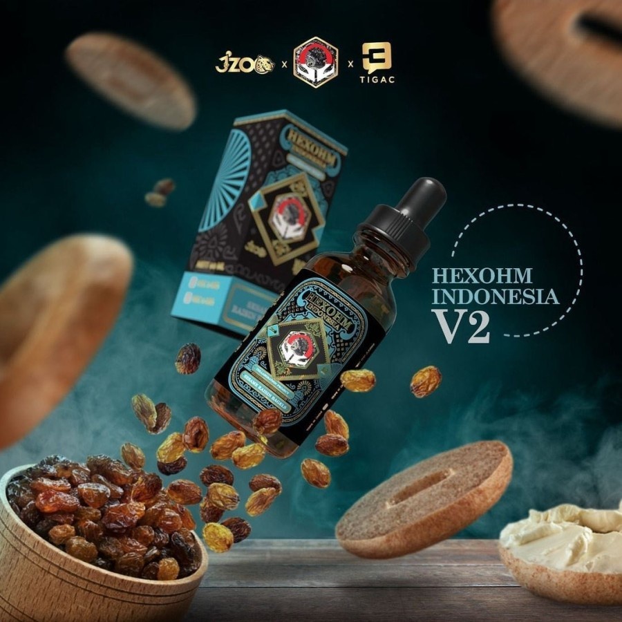 Hexohm V2 Sesame Raisin Bagels 60ML by Hexohm Indonesia x Zoo