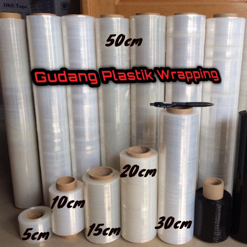 PLASTIK WRAPPING STRETCH FILM REPING WRAPING PLASTIC WRAP | Shopee