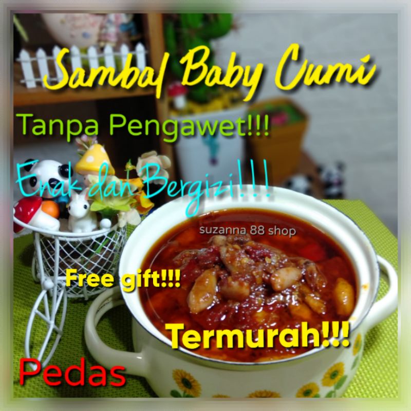 Sambal Baby Cumi,Teri Medan,Bawang