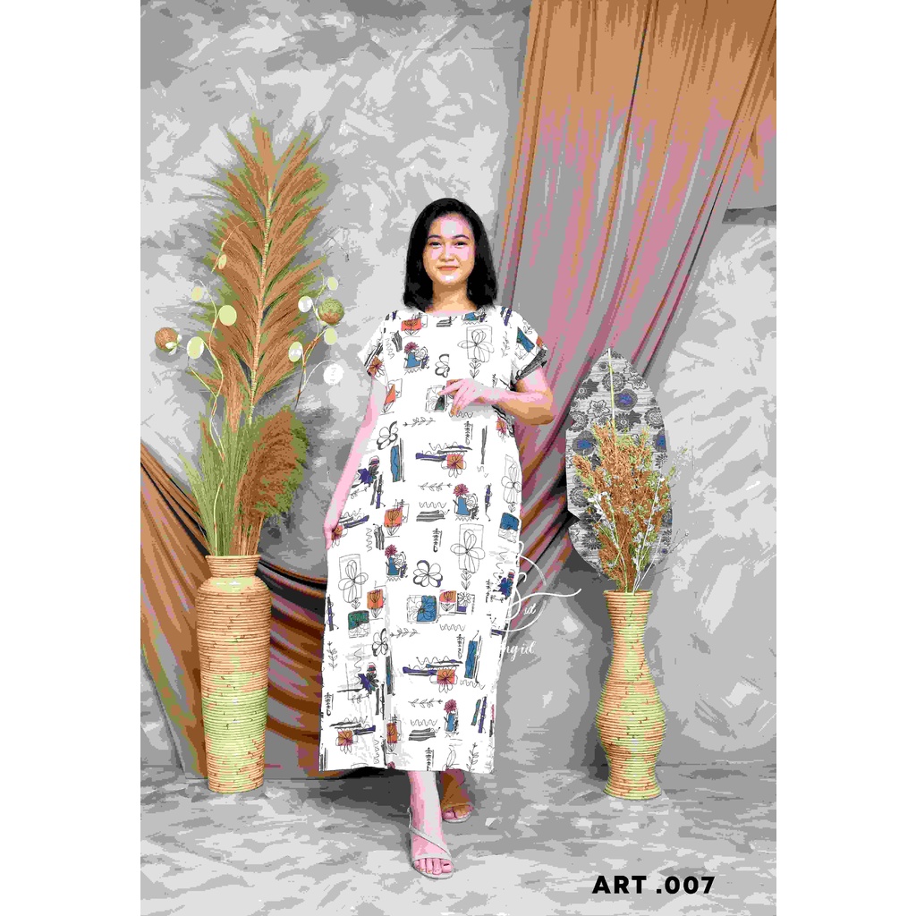 DASTER LONG (JUMBO) LD 132 PANJANG SELUTU BUSUIY ADEM NYAMAN BUAT SANTAY