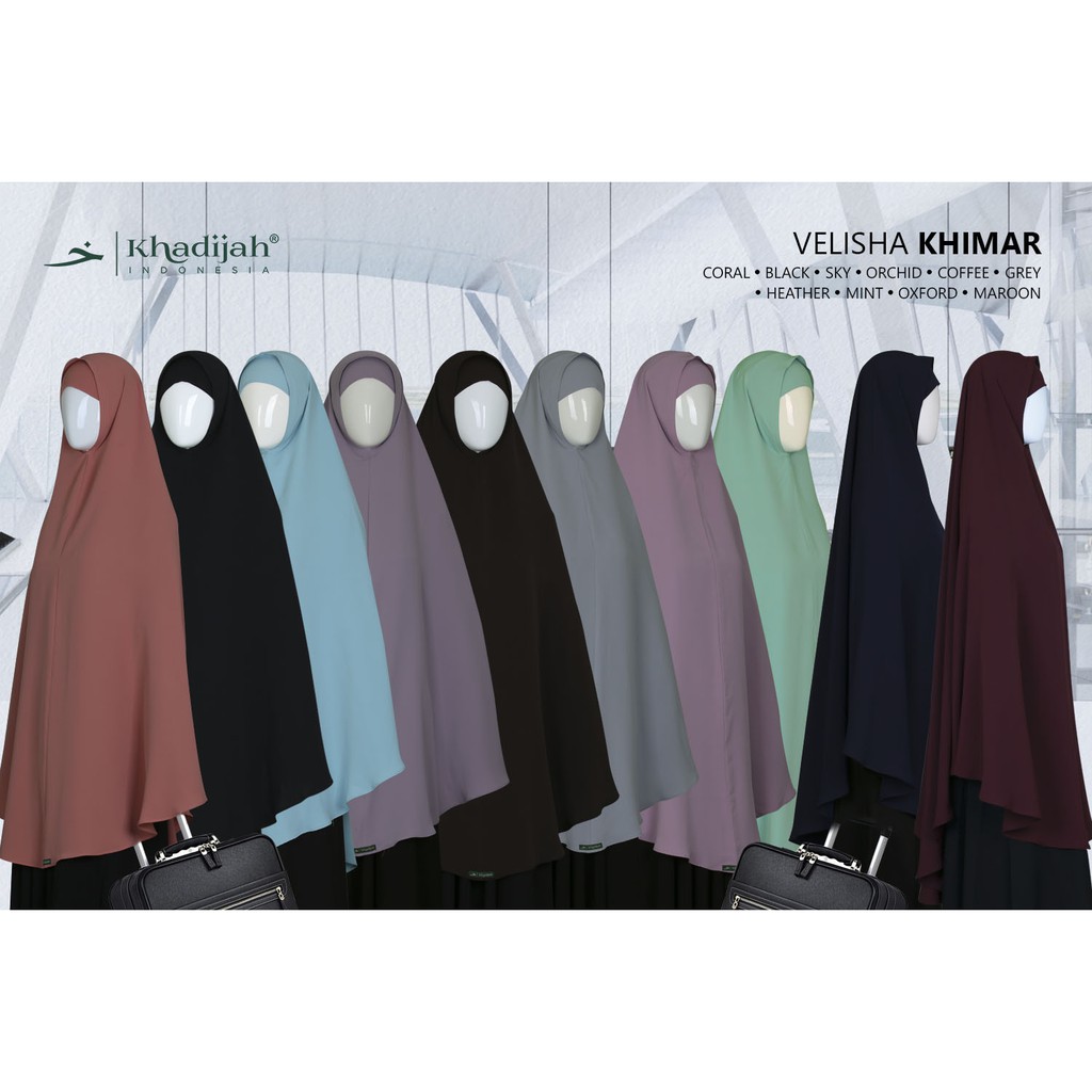 Hijab Instant Khimar Syari Velisha Khimar - KHADIJAH INDONESIA