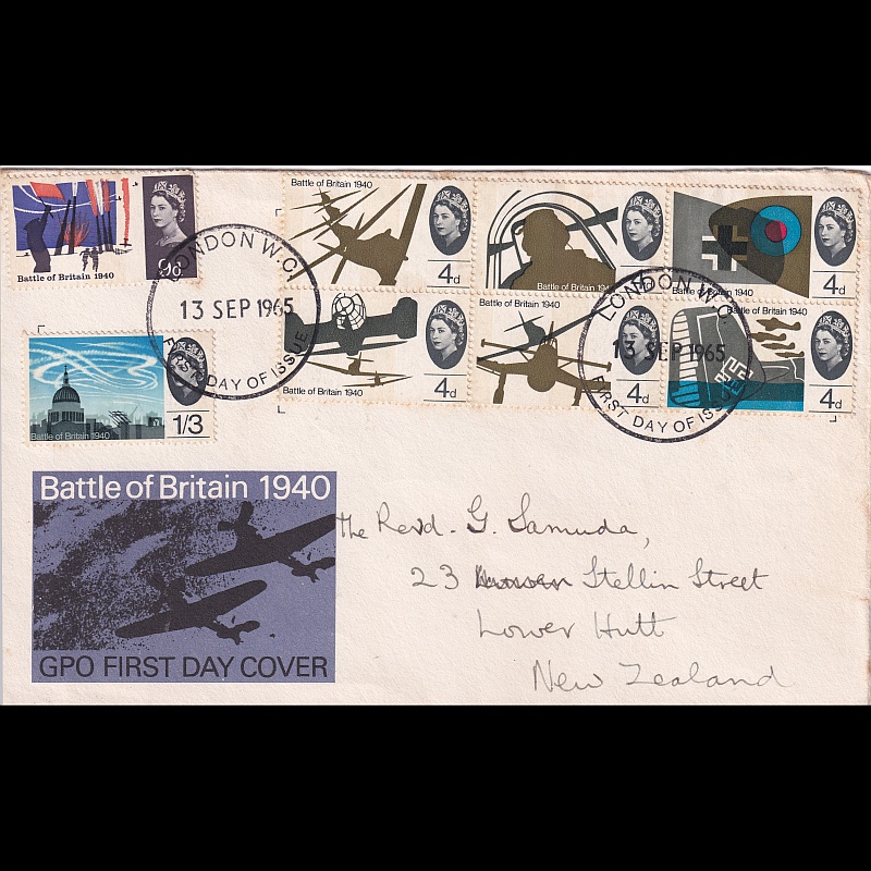 

Prangko Great Britain 1965 - The 25th Anniversary of the Battle of Britain