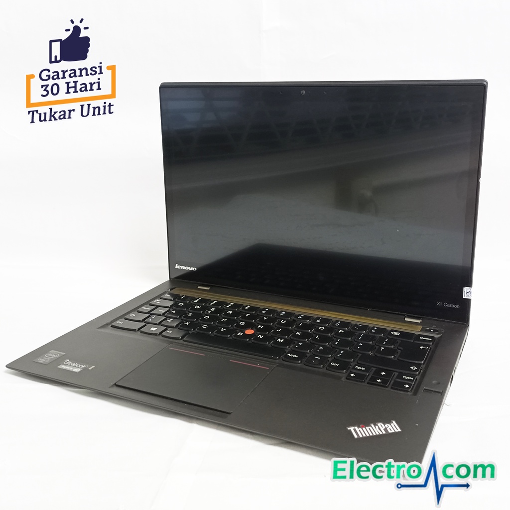 Lenovo Thinkpad X1 Carbon Core i7 Gen4 RAM 8/256 SSD Slim Murah