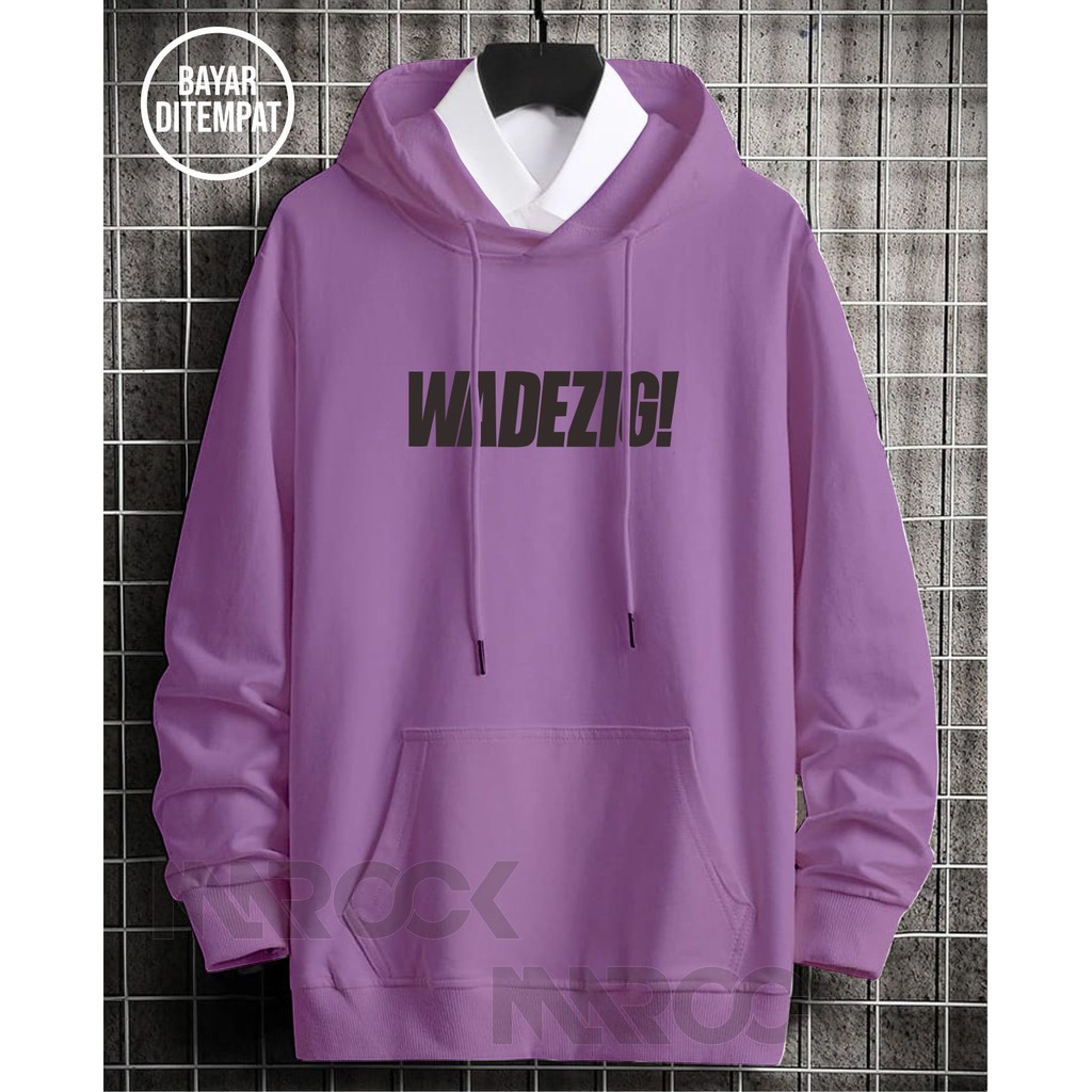 WADEZIG Jaket Sweater Distro - Sweater Hoodie Pria Dan Wanita Flece Tebal