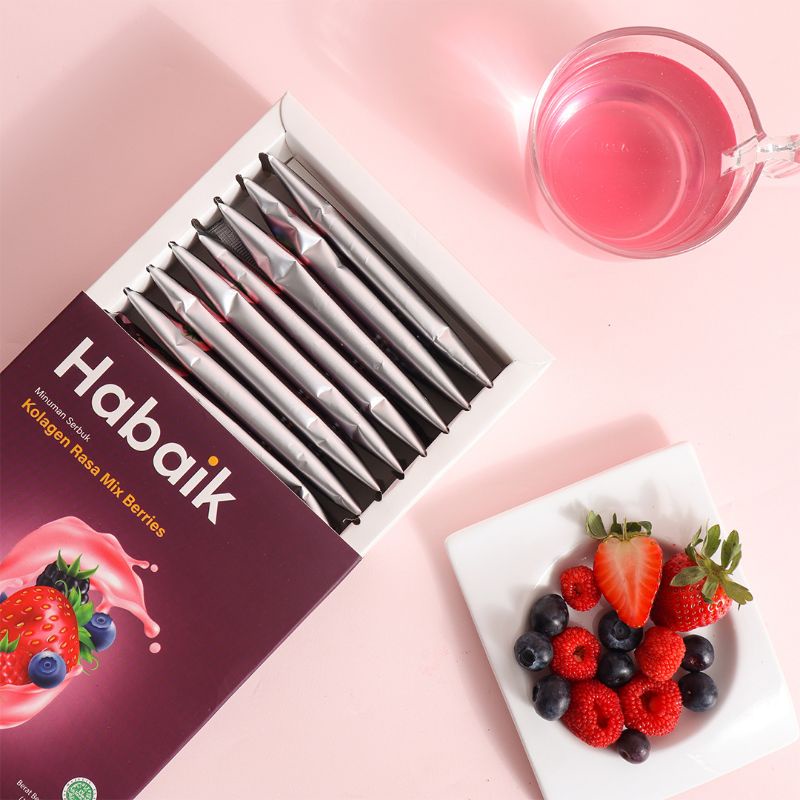 

Habaik Kolagen Rasa Mix Berries - 1 Box (10 Sachet)