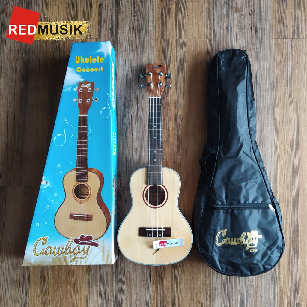 Ukulele Cowboy Concert UK23 UK-23 Solid