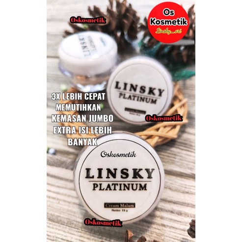 CREAM LINSKY PLATINUM CREAM MALAM LINSKY ORIGINAL BERSEGEL