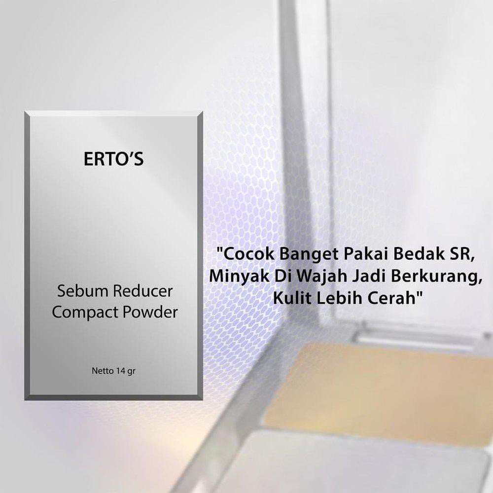 ERTOS Sebum Reducer Compact Powder Bedak Wajah ERTOS Skincare
