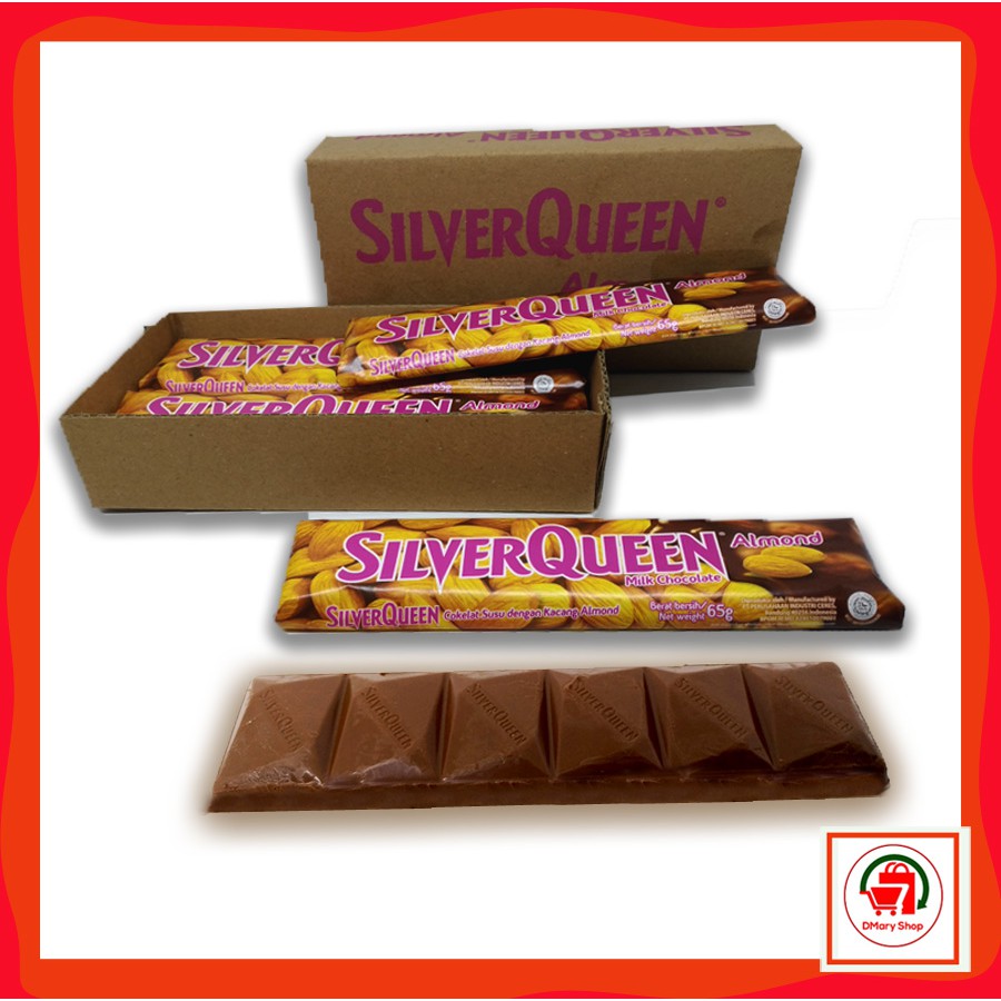 

Silverqueen Almond Milk Chocolate 58Gram