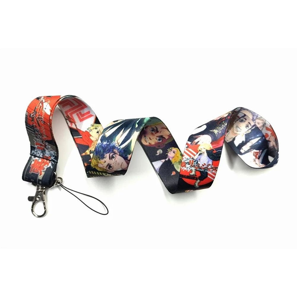 QUINTON Creative Tokyo Revengers Lanyards Phone Accessories Phone Hang Rope Phone Ribbon Key Ring Holder Fans Gift Phone Lanyard Strap Name Tag Holder ID Badge Holder Straps Keychain Neck Straps