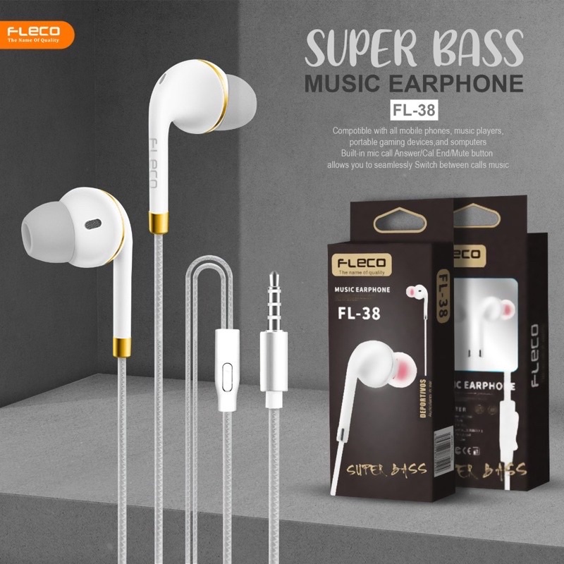 GROSIR HANDSFREE FLECO FL38 SUPER EXTRABASS