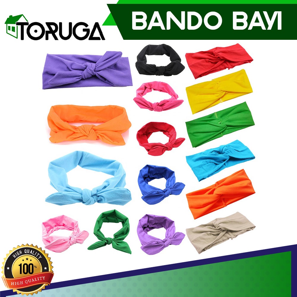 Bando Bayi Headband Bandana Anak Bando Anak Model Pita Bandana Bayi