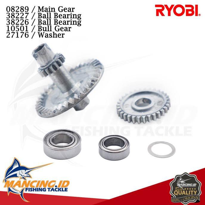 Sparepart Reel Ryobi 6000 & 8000 Main Gear