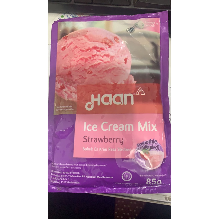 

Haan Ice Cream Mix Strawberry 85 G