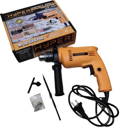 MESIN BOR 13MM IDS-008 600W/Mesin Bor Impact Drill Listrik Bor Besi Kayu Beton 13mm MT80B BERKUALITAS