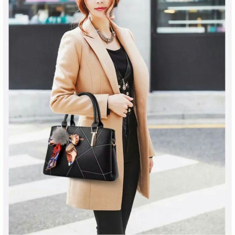 Tas selempang wanita ala korea masa kini - 2in1/TAS IBU Tas wanita