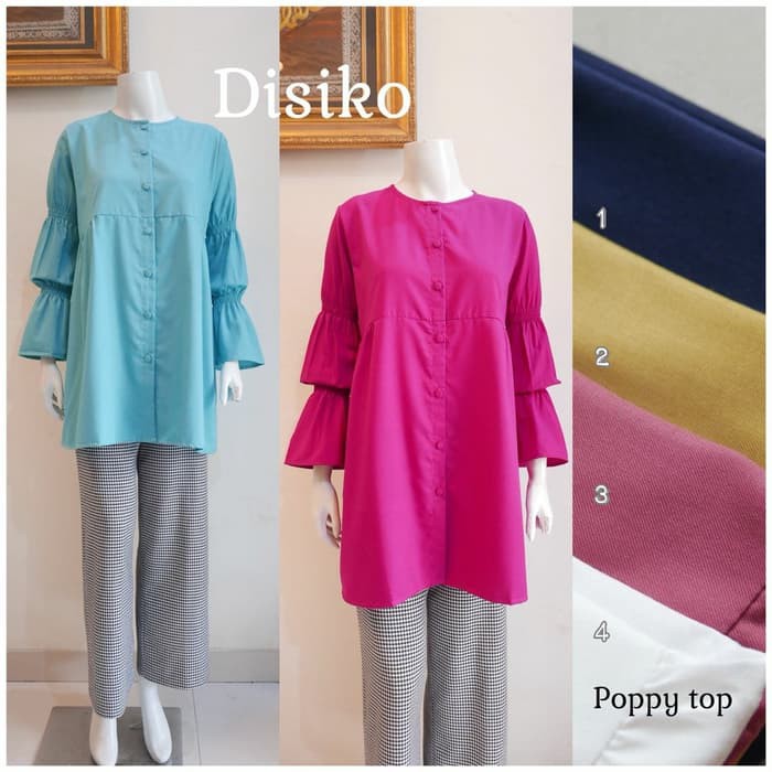 Baju Kemeja Toyobo Wanita Model Terkini