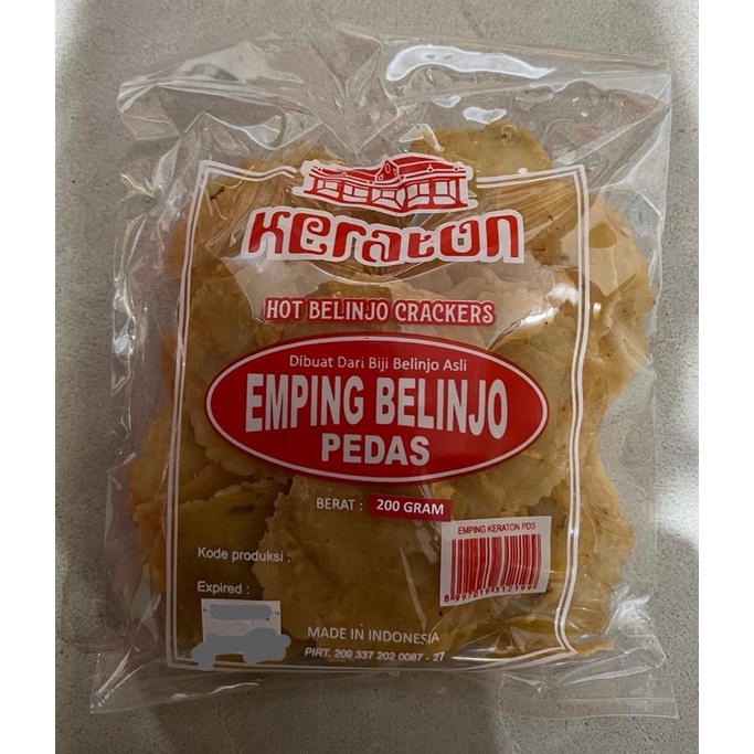 

Emping Belinjo PEDAS Keraton 200 gr (Mentah)