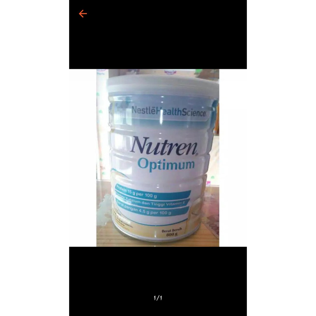 

Unik Susu Nutren Optimum 800gr vanila for adult Berkualitas