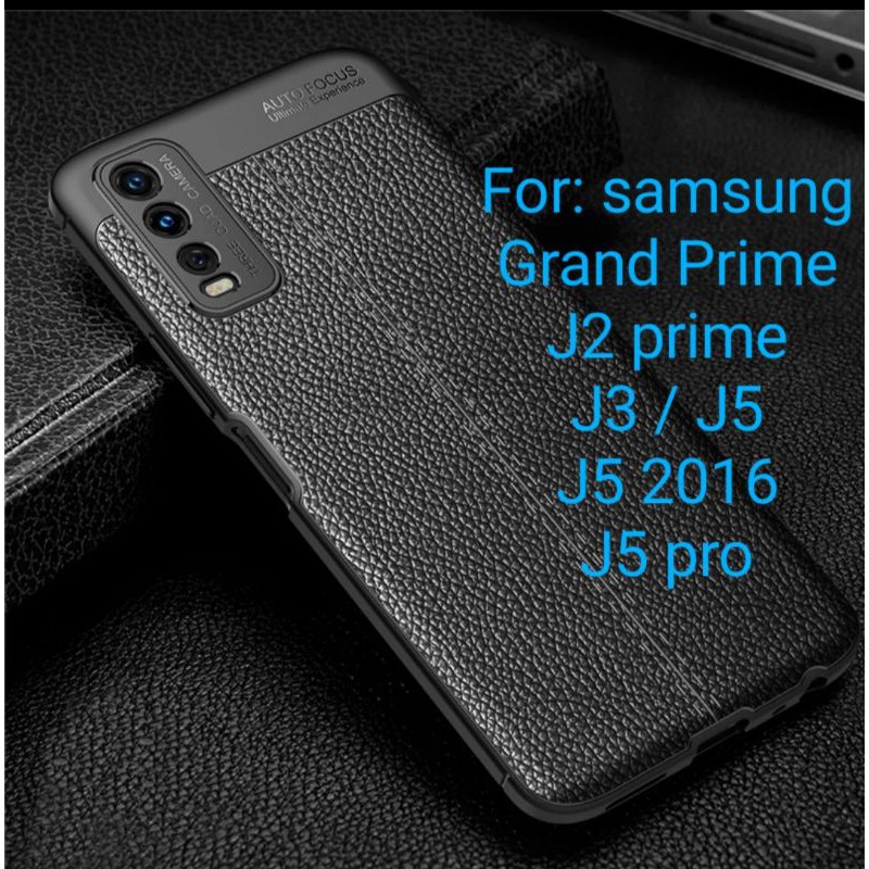 Samsung Grand J2 prime J3 J5 2016 J5 pro Silicon Autofocus Leather Softcase Casing Cover TPU