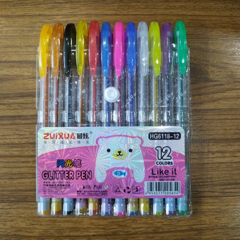 Pena glitter 12 warna MH1513