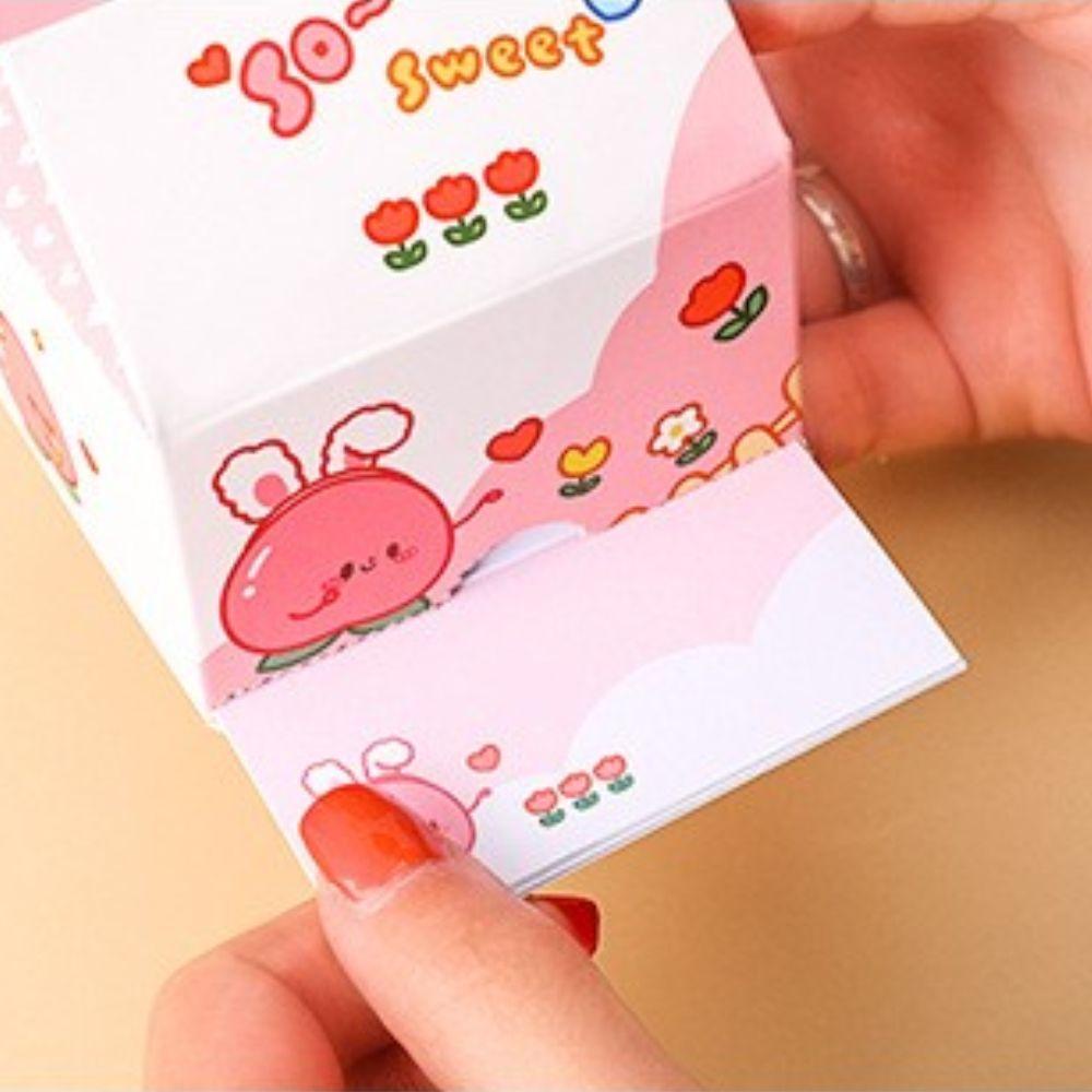 Mxbeauty Karton Susu Memo Pad Buah Seri 200lembar Scrapbooking DIY Notepad Siswa Alat Tulis Perlengkapan Sekolah Catatan Pesan