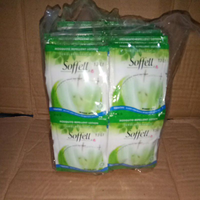 (1 Pak) SOFFELL Anti Nyamuk Isi 144 Sachet / SOFFELL GERANIUM ,  Kulit Jeruk