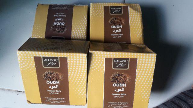 Pengharum Ruangan Aromaterapi Melavsu Oudh Incense Stick Short 68g