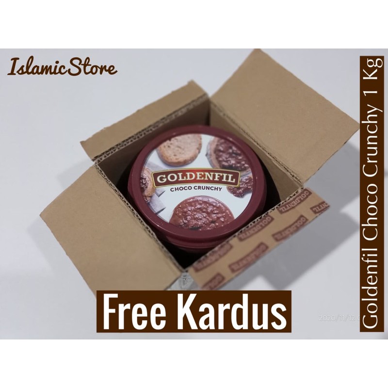 

Goldenfil Choco Crunchy | Selai Coklat Krispi 1 Kg
