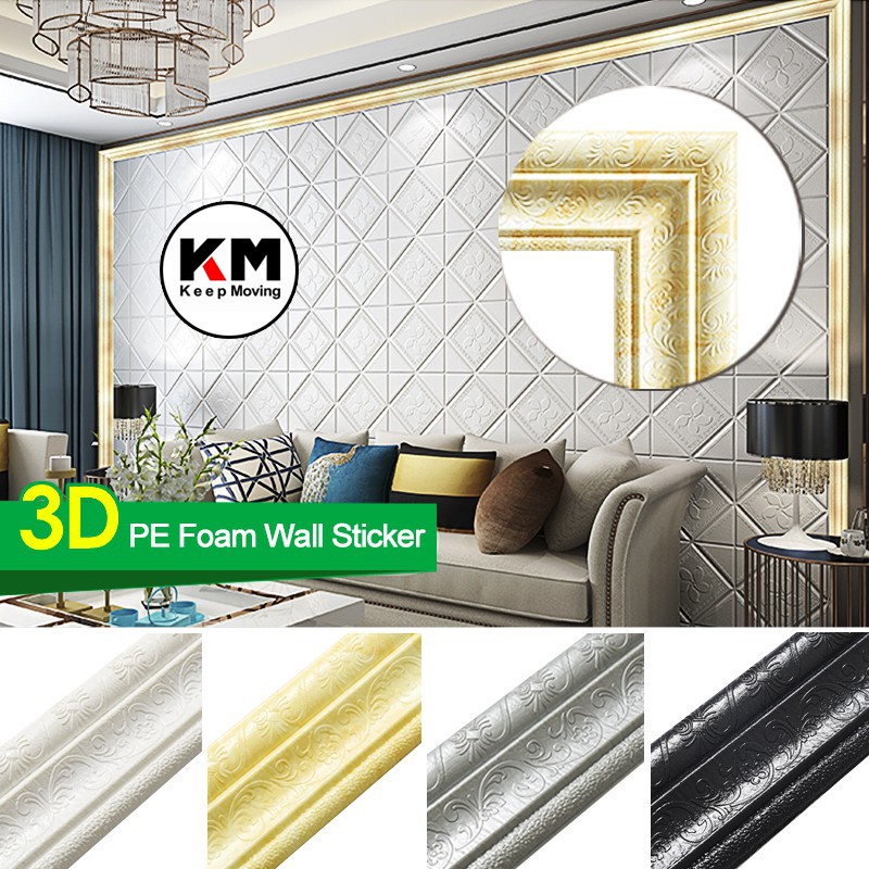KM Wall Border List Wallpaper Wallborder Foam 3D-4