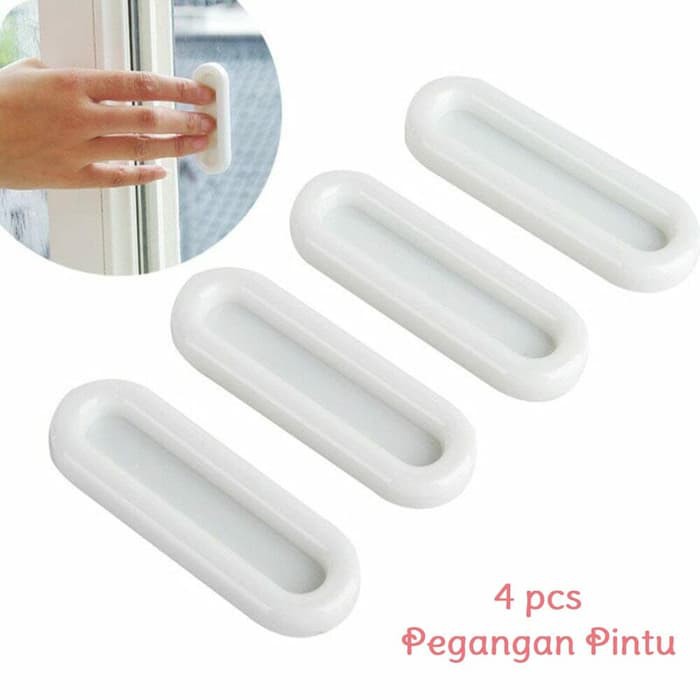 Gagang Pegangan Pintu Jendela Manual Window Opening Door Handle Portable Home Double Tape Household