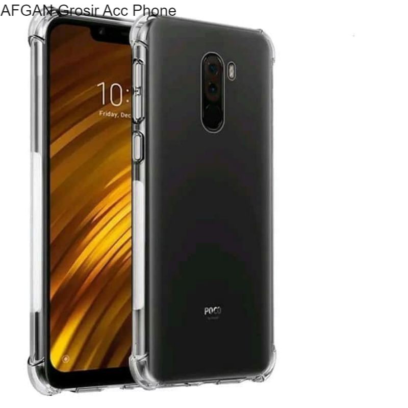 Case Anticrack Xiaomi Pocophone F1 Casing Silikon Anti Crack Jelly TPU Xiaomi Pocophone F1 Grosir
