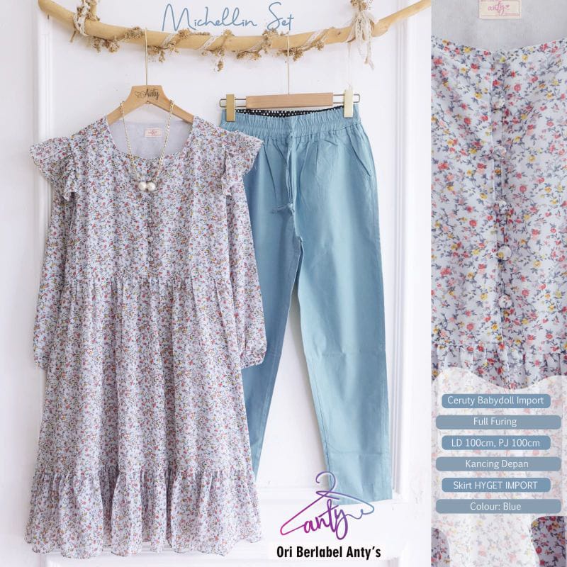 Bydii - Set Katun Stevia set by ANTY Fashion Solo