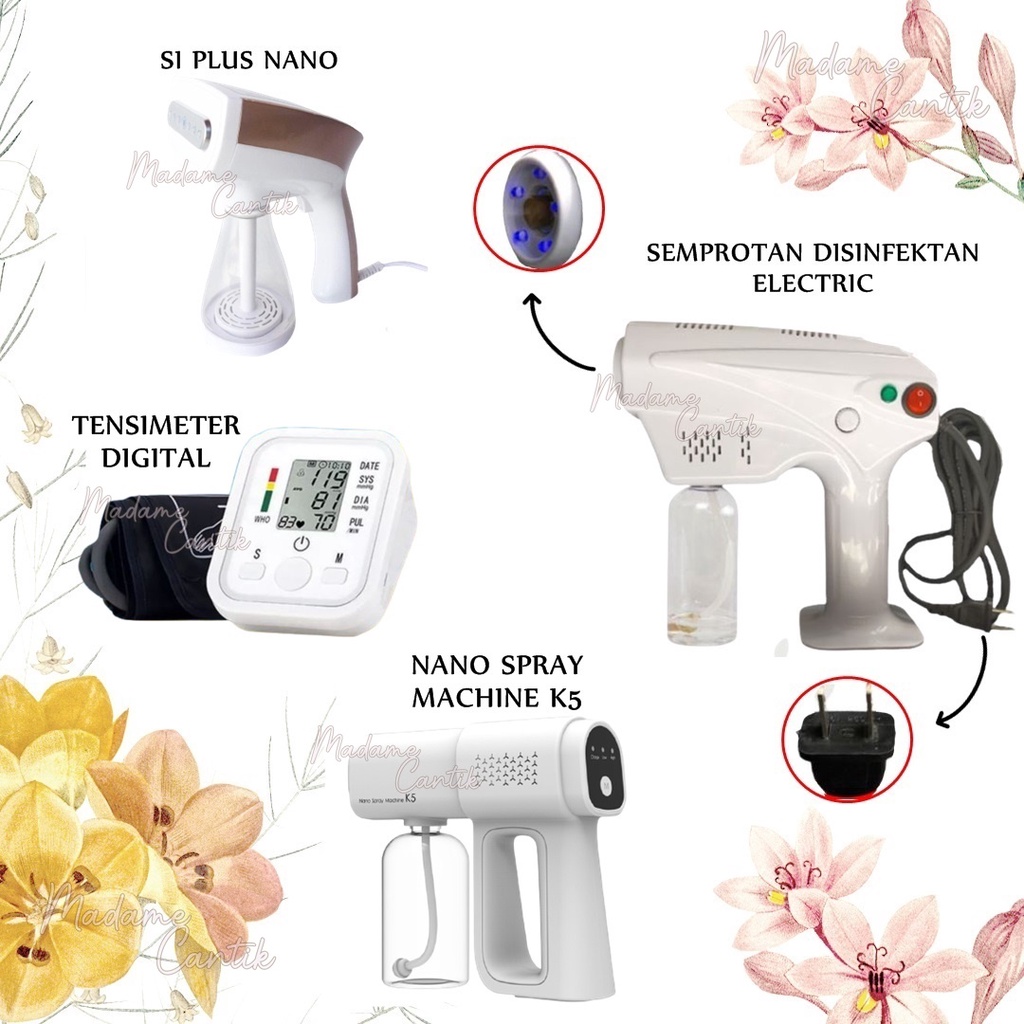 ✿ MADAME ✿ SEMPROTAN NANO DISINFEKTAN ELECTRIC -  SPRAY NANO GUN PORTABLE STEAM GUN