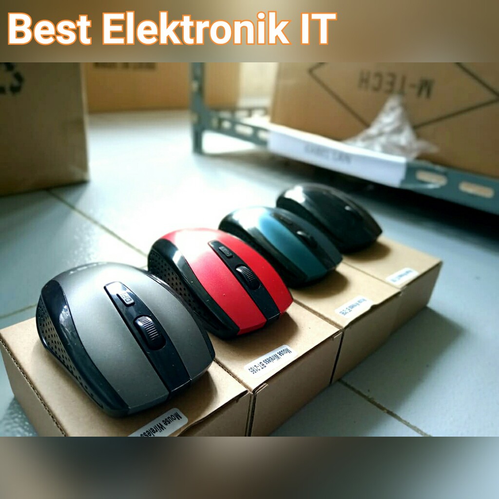 [100 Pcs] Mouse Wireless Pc Laptop Komputer  2185 Grosir