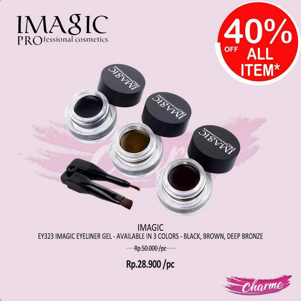 (READY &amp; ORI) IMAGIC Eyeliner Gel EY323 EY 323