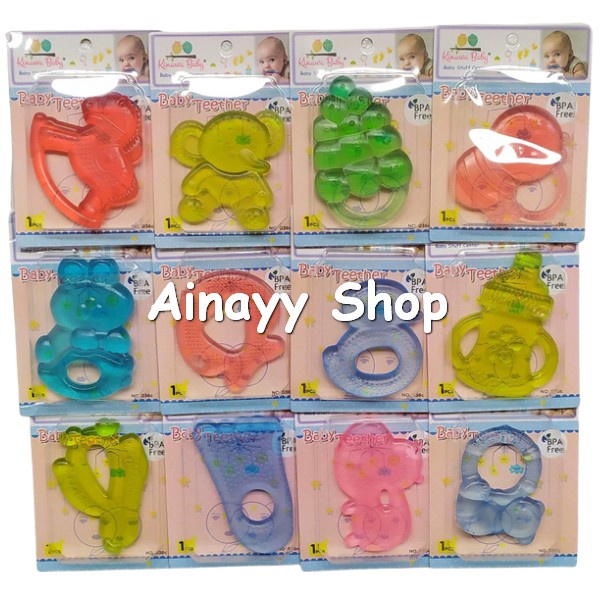 Teether bayi mainan gigitan bayi / gigitan bayi lembut usia 6 bulan