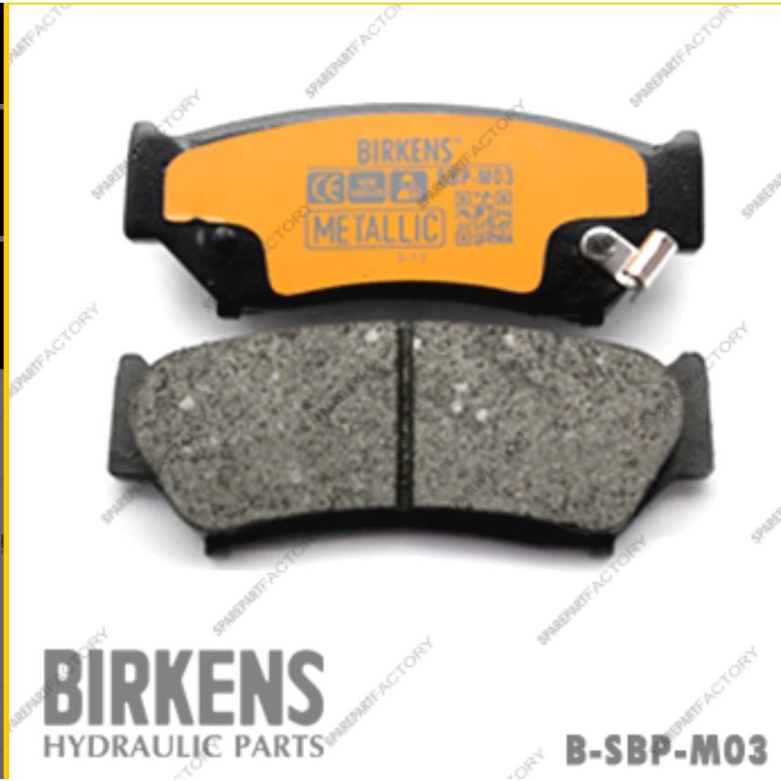 BRAKE PAD KAMPAS REM DEPAN SUZUKI VITARA / ESCUDO - SIDEKICK 1,6 METALIC BIRKENS