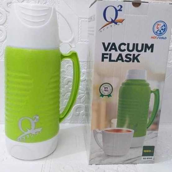 THERMOS AIR PANAS DINGIN / TERMOS  VACUUM FLASK 1L / 1 LITER / 1000ML / Q2-8100 / Q2 8100