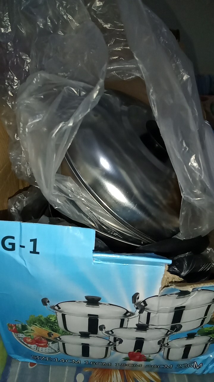 Panci Murah Isi 5 + Steamer / Panci Set/panci Stainless