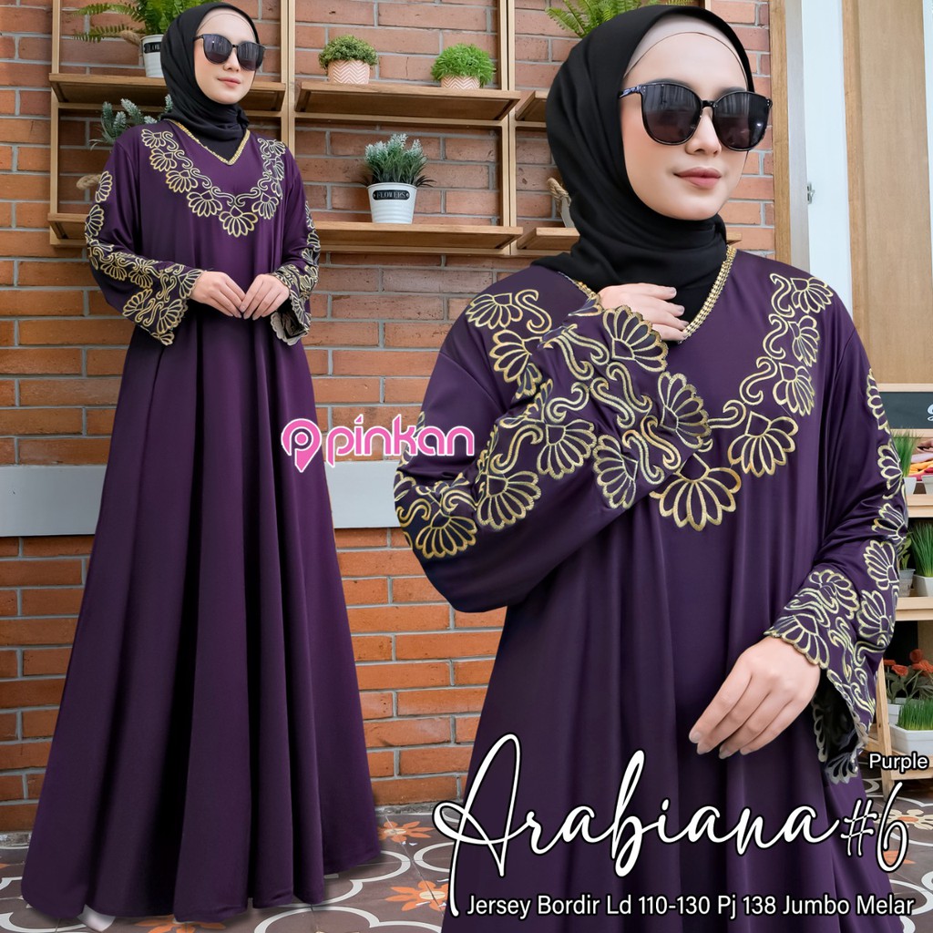 ARABIAN #6 MAXY TERLARIS// COD BAYAR DITEMPAT// GAMIS JUMBO TERBARU// ABAYA WANITA 2021// DRESS