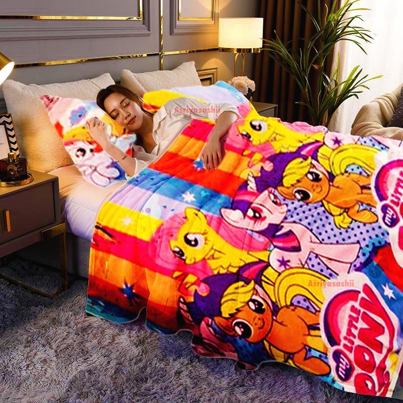 Selimut Bulu Halus 150x200 Motif Karakter Anak Cantik Murah Asriyasashii Berkualitas